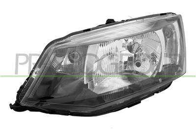 OPTICA IZQUIERDA H4 ELECTRICA-CON MOTOR-CON LUZ-NEGRA