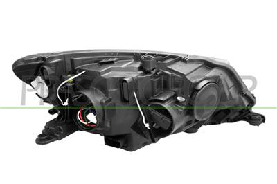 OPTICA IZQUIERDA H4 ELECTRICA-CON MOTOR-CON LUZ-NEGRA