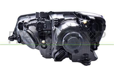 OPTICA DERECHA H7+H7 ELECTRICA-CON MOTOR-CON LUZ DIURNA-NEGRA-LED