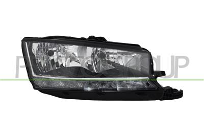 HEADLAMP RIGHT H7+H7-ELECTRIC-WITH MOTOR-WITH LED DAY RUNNING LIGHT-A.L. TYPE