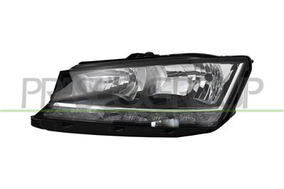 HEADLAMP LEFT H7+H7-ELECTRIC-WITH MOTOR-WITH DAY RUNNING LIGHT-LED