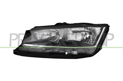 PROIETTORE SINISTRO H7+H7-ELETTRICO-CON MOTORE-CON LUCE DIURNA LED-VERSIONE A.L.