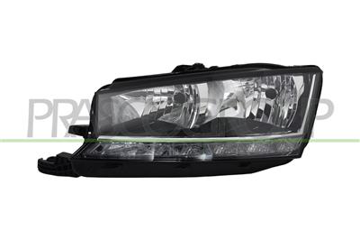 HEADLAMP LEFT H7+H7-ELECTRIC-WITH MOTOR-WITH LED DAY RUNNING LIGHT-A.L. TYPE