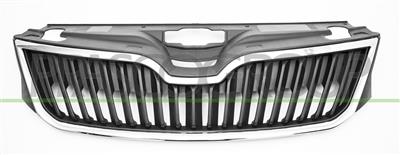 GRILLE CALANDRE-NOIRE AVEC CADRE CHROME'