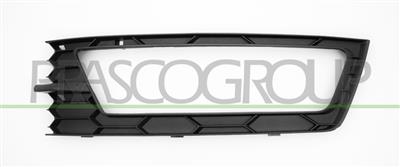 BUMPER GRILLE LEFT-BLACK-WITH FOG LAMP HOLE