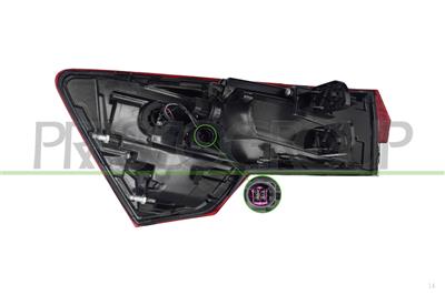 TAIL LAMP RIGHT-WITH BULB HOLDER-WITH WIRING-LED-VARROC TYPE