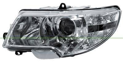 HEADLAMP LEFT MOD. H3+H7 ELECTRIC-WITH MOTOR