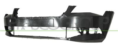 FRONT BUMPER-BLACK-SMOOTH FINISH TO BE PRIMED-WITH CUTTING MARKS FOR PDC,PARK ASSIST AND HEADLAMP WASHERS