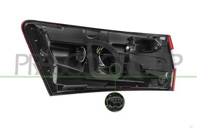 GRUPO OPTICO TRASERO DERECHO-EXTERIOR-NEGRO-LED-MONTAJE VAROK MOD. FAMILIAR