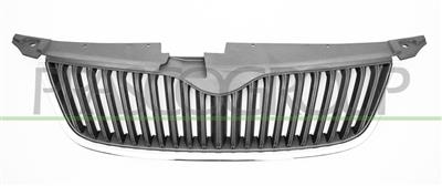 RADIATOR GRILLE-BLACK-WITH CHROME FRAME