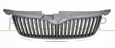 GRILLE CALANDRE-NOIRE AVEC CADRE CHROME'