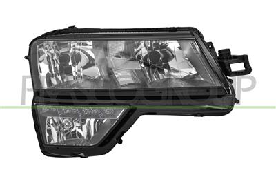 HEADLAMP RIGHT H7+H7-ELECTRIC-WITH MOTOR-WITH DAY RUNNING LIGHT-WITHOUT FOG LAMP-LED-VARROC TYPE 