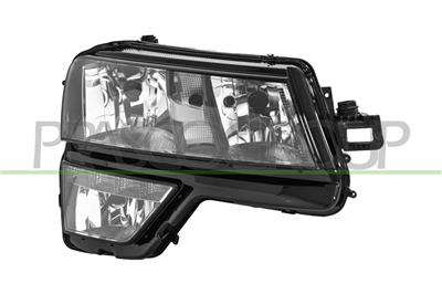 PROIETTORE DESTRO H7+H7-ELETTRICO-CON MOTORE-CON LUCE DIURNA-CON FENDINEBBIA-LED-VERSIONE VARROC 