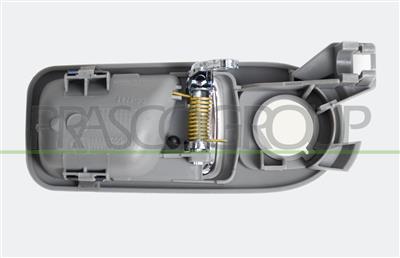 MANIGLIA ANTERIORE SINISTRA-INTERNA-CON LEVA CROMATA-MOSTRINA-GRIGIA