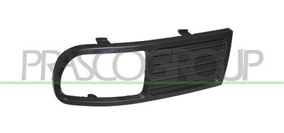 BUMPER GRILLE RIGHT-BLACK-WITH FOG LAMP HOLE