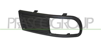 BUMPER GRILLE LEFT-BLACK-WITH FOG LAMP HOLE