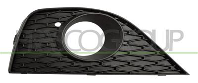 BUMPER GRILLE RIGHT-BLACK-WITH FOG LAMP HOLE