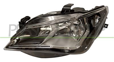 PROIETTORE SINISTRO H7+H7-ELETTRICO-SENZA MOTORE-CROMATO