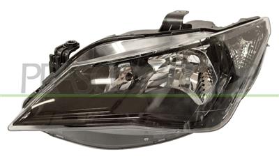 PROIETTORE SINISTRO H7+H7-ELETTRICO-SENZA MOTORE-NERO