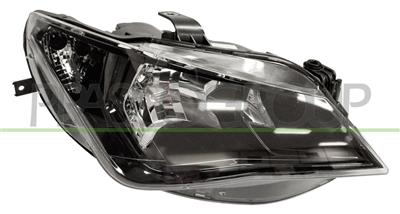 PROIETTORE DESTRO H7+H7-ELETTRICO-CON MOTORE-NERO