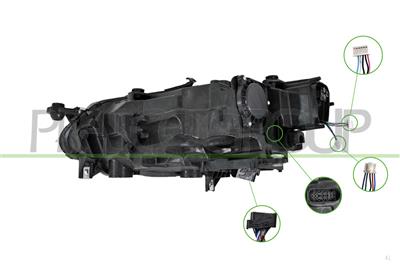 PROIETTORE DESTRO-ELETTRICO-CON MOTORE-LED