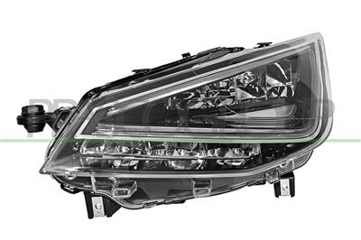 HEADLAMP LEFT-ELECTRIC-WITH MOTOR-LED