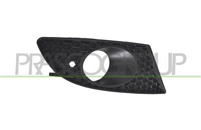 BUMPER GRILLE RIGHT-BLACK-WITH FOG LAMP HOLE