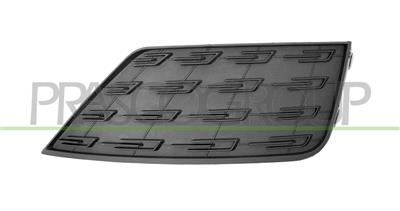 BUMPER GRILLE RIGHT-BLACK-WITHOUT FOG LAMP HOLE