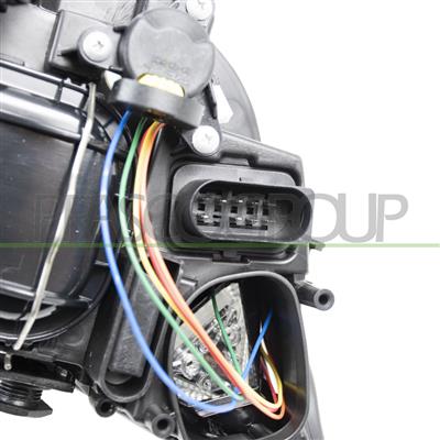 PHARE GAUCHE H4 ELECTRIQUE AVEC MOTEUR-AVEC FEU DE JOUR-LED