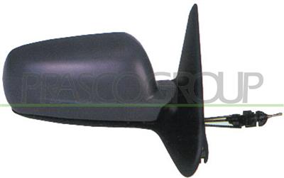 DOOR MIRROR RIGHT-CABLE-BLACK-SMALL HOUSING-CONVEX MOD. > 02/03