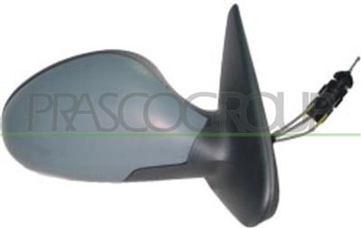 DOOR MIRROR RIGHT-CABLE-PRIMED MOD. 03/03 >