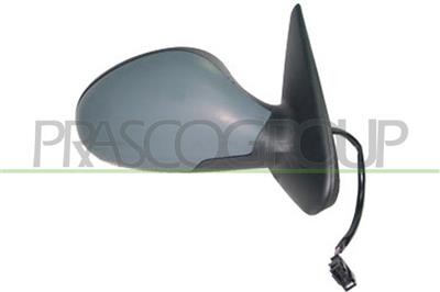 DOOR MIRROR RIGHT-ELECTRIC-HEATED-BLACK MOD. 03/03 >