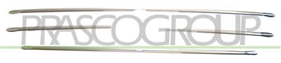 GRILLE MOLDING SET-CHROME-PRIMED MOD. 01 >
