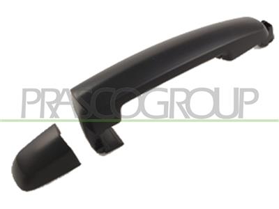 REAR DOOR HANDLE RIGHT-OUTER-BLACK-WITHOUT KEY HOLE