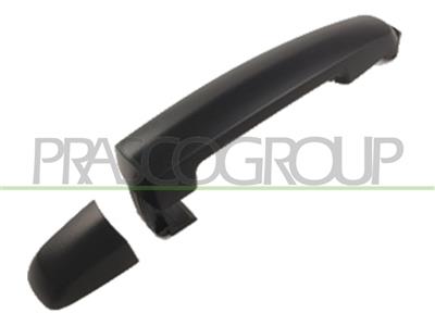 FRONT DOOR HANDLE RIGHT+BACK DOOR OUTER-BLACK-WITHOUT KEYHOLE-WITHOUT KEY HOLE