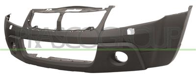 FRONT BUMPER-PRIMED-WITH HEADLAMP WASHER HOLES-WITH FOG LAMP SEATS