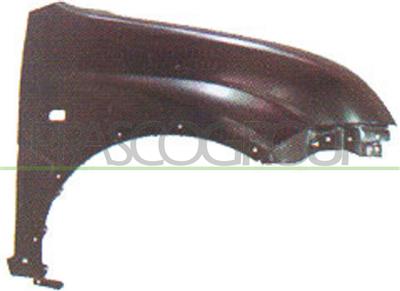 FRONT FENDER RIGHT-WITH SIDE REPEATER AND WING EXTENSION HOLES
