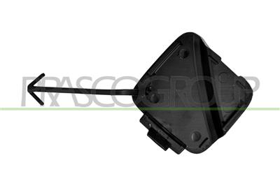 TAPPO COPRIGANCIO TRAINO PARAURTI ANTERIORE-NERO-GOFFRATO