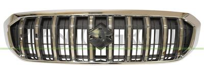 RADIATOR GRILLE-BLACK-WITH CHROME FRAME