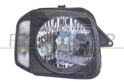 HEADLAMP LEFT H4 ELECTRIC-WITHOUT MOTOR