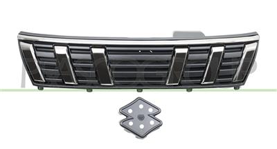 RADIATOR GRILLE-BLACK-WITH CHROME MOLDING