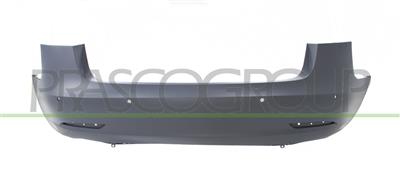 REAR BUMPER-PRIMED-WITH HOLES FOR PDC AND PARK ASSIST+SENSOR HOLDERS