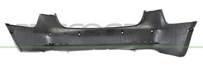 REAR BUMPER-PRIMED-WITH HOLES FOR PDC AND PARK ASSIST+SENSOR HOLDERS