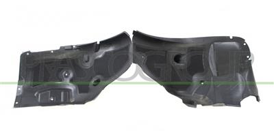 REAR INNER FENDER LEFT-INJECTION MOULDED-WITH FABRIC INSERTS