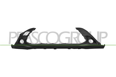 FRONT BUMPER SPOILER-BLACK-TEXTURED FINISH-WITH FOG LAMP HOLES
