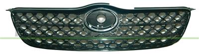 RADIATOR GRILLE-BLACK-WITH CHROME MOLDING MOD. 4 DOOR