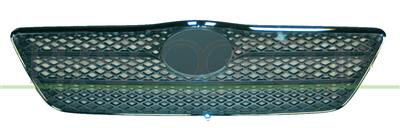 GRILLE CALANDRE NOIRE AVEC MOULURE CHROMEE MOD. 3/5 PORTES