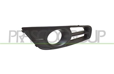 BUMPER GRILLE RIGHT-BLACK-WITH FOG LAMP HOLE