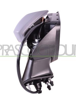 ESPEJO DERECHO ELECTRICO-TERMICO-IMPRIMADO-ABATIBLE-CON PILOTO-CON BLIS-CONVEXO/CROMADO-9 PINES