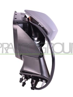 DOOR MIRROR LEFT-ELECTRIC-HEATED-PRIMED-WITH LAMP-FOLDABLE-WITH BLIS-CONVEX-CHROME-9 PINS